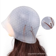 Hair Salon Dedicated Highlighting Cap Hairdressing Tools Silicone Baked Oil Hair Dyeing Cap Colorful