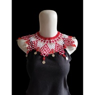 Model - 10 dayak iban bead necklaces / kalimantan dayak bead necklaces / dayak ethnic necklaces / da