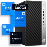 HP ProDesk 600G4 Tower Desktop Computer | Intel i7-8700 (3.4) | 32GB DDR4 RAM | 1TB SSD Solid State 