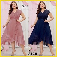 ❁ ✗ ۩ Rhian  DRESS COLLECTION XL wedding ninang dress formal dress plus size dress