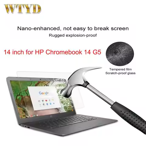 14 inch Laptop Screen HD Tempered Glass Protective Film for HP Chromebook 14 G5 Laptop Screen Protec