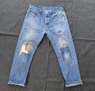 早期美制Levis 501  patchwork RRL McCoy freewheel LVC  kapital