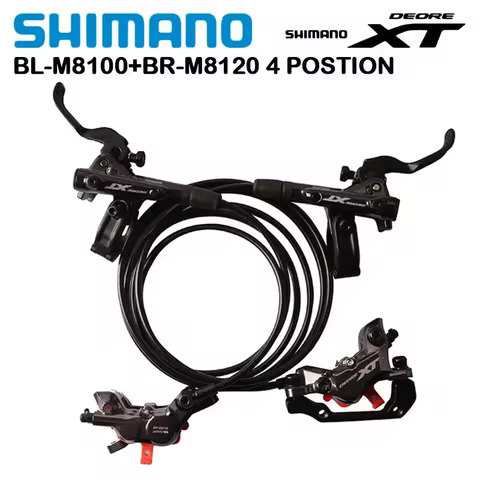 Shimano XT SLX M8120 M7120 M6120 MT420 4 Piston Mountain Bike Bicycle Hydraulic Disc Brake For MTB B