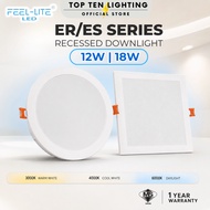 Feel Lite Led Downlight With Sirim Approval PR/PS Series Home Living Plaster Ceiling Light 12W/18W 3