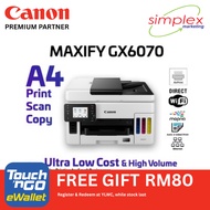 Canon MAXIFY GX6070 Refillable Inkjet Printer (Pre-Order)