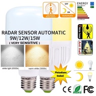 HOMIEE Led Bulb Radar Motion Sensor Automatic Lamp Mentol Lampu Sensor Tangga Automatik Pergerakan