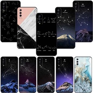 vivo V20 V23 5G V23 Pro X80 Pro Silicone TPU Cover Phone Soft black Case FS4 constellation Aquarius 