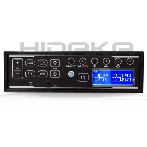12V 24V DAB+ 1DIN M505 Bluetooth BT Handsfree Talk USB AUX Excavator Car Radio
