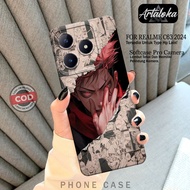 HP Softcase Realme C63 2024 Fashion Case Anime Case Realme C63 Silicone TPU Pro Camera Casing Realme