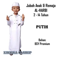 Jubah Gamis Koko Anak Remaja Al-Harbi Size 2-14 Tahun