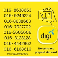 Digi Vip number no contract prepaid sim card