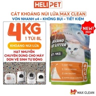 Cát Mèo Cát Vệ Sinh Cho Mèo Cát KHOÁNG 4KG Max Clean - HeLiPet