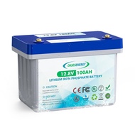 12V 100Ah LiFePO4 Battery, Deep Cycle Lithium Battery Built-in 100A BMS,Up to 15000 Cycles Perfect f