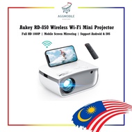 AUKEY RD-850 / RD-860 Wireless Wi-Fi Mini Projector (Full HD 1080p, Support Screen Mirroring For And