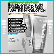 iLab Max-Spectrum Invisible Sunscreen Face & Body Lotion 2.1OZ/60g