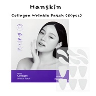Hanskin Collagen Wrinkle Patch (60pcs) | Anti-Wrinkle Forehead Eye Smile Line Patch | Transparent Hy