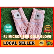[READY STOCK] 1 pair FJ Ladies Microfiber skin golf glove / Women Golf Glove
