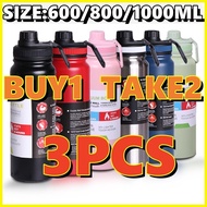 【hot sale】 Buy 1 Take 2  Stainless aqua flask Vacuum Tumbler Sport  original cold and hot water vac