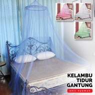 Kelambu Gantung Kasur / kelambu Anti Nyamuk Modern / Kelambu Tirai Bulat kelambu Polos / Kelambu Kam