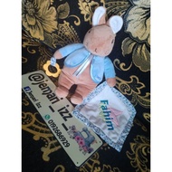 Peter rabbit plush doll / sulam nama / patung arnab / baby towel / tuala bayi sulam nama / embroidery plush toy