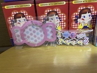 NAMCO 不二家  Peko 牛奶妹 擦子膠盲盒吊飾