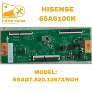 HISENSE TV TCON BOARD 65A6100K