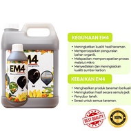 [1Liter] Em Active Fertilizer Em4 Aquaculture Agriculture EM. Pertanaman perternakan perikanan pembe