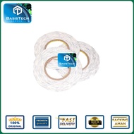 DOUBLE TAPE WHITE 0.2CM 0.3CM 0.5CM WHITE STICKER - 3m 9448A