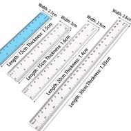 30/20/15cm transparent ruler ruler examination supplies transparent ruler measuring instrument stude