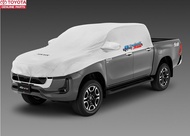 (ของแท้) ผ้าคลุมรถแบบครึ่งคัน โตโยต้า รีโว่ Toyota Hilux Revo Prerunner 4x4 & Rocco / D-CAB / C-CAB