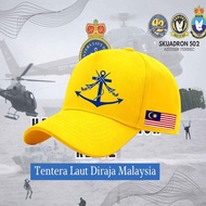 [100% Cotton] Topi Baseball TLDM 92 Tahun Tentera Laut Diraja Malaysia Navy Style Adjustable Outdoor