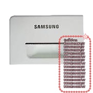 อะไหล่ของแท้/หน้ากากด้านหน้าเครื่องซักผ้าซัมซุง/DC97-17095A/SAMSUNG/ASSY PANEL DRAWER