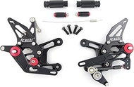 Arashi Rearsets Footrests FootPegs for KAWASAKI NINJA ZX10R ZX1000 (ABS) 2016-2020 Motorcycle Access