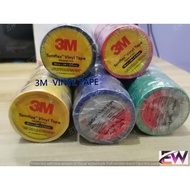 (1PCS) - ORI-3M TEMFLEX 1500 WIRE TAPE / VINLY ELECTRICAL TAPE 18mm X 5m-