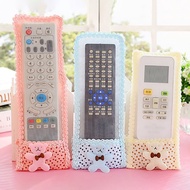 TV Aircon Remote Control Case Organizer Control Cover Lace Cover Living Room Bedroom Table