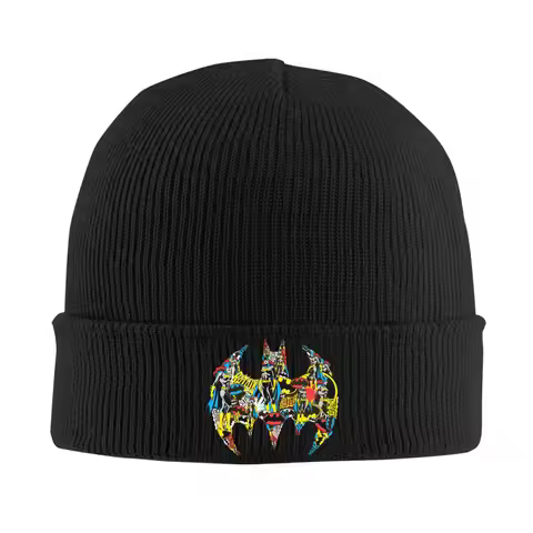 Batgirl Murderous Batman Knitted Hat Women's Men's Beanie Winter Hat Acrylic Warm Caps ,