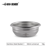 MHW-3BOMBER Portafilter Basket  ตะแกรงกรองผงกาแฟ สำหรับก้านชง 58mm ความจุ 9/18/22 g