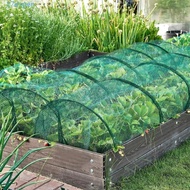 EXPEN Greenhouse Tunnel, Collapsible Metal Frame Shade Net Cover, Quick Release Portable Green Mesh 