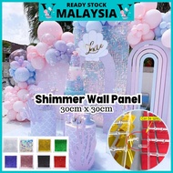 (1pc) 30x30CM Square Iridescent Party Sequin Backdrop Glitter Shimmer Wall Square Shimmer Backdrop S