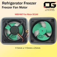 DC14V 0.17A Panasonic NMB-MAT Fridge Refrigerator Freezer 4 Wire Refrigerator Fan Motor Motor Peti S