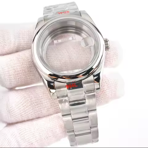 36mm 39mm Luxury Men's Watch Case Strap Sapphire Glass Watch Accessories For Datejust Seiko Nh35 Nh3