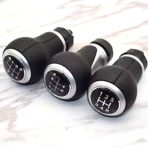 5/6 Speed Manual Car Gear Shift Knob Lever Stick Pen Handle For Audi A4 S4 B8 8K A5 8T Q5 8R S Line 