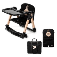 【甜蜜家族】Apramo Flippa classic 旅行餐椅/可攜式兩用兒童餐椅-魔法金 送原廠坐墊+收納袋