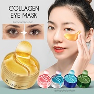 HOUMAI GOLD EYE MASK 60 PCS | Masker Mata Collagen Anti-Aging & Penghilang Mata Panda | Hydrating Ey