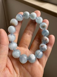 島嶼海藍寶手串手鏈12mm Island Aquamarine Bracelet ,bracelets, Earrings,earring,ring,rings,pendant,pendants,ne