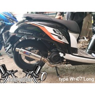 Wrc beat exhaust Scoopy Vario110led Genio Spacy Racing model free type Wr-07