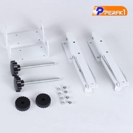 [Perfk1] Keyboard Tray Bracket Set Iron for Desk Extender Tray Desktop Computer Stand