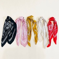 Square silk scarf for women 70 70x70cm turban bandana, beautiful, high-quality head covering to make