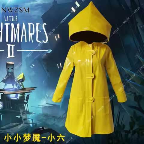 Little Nightmares six cosplay Little Nightmare Hungry Kids Little Six Cosplay Costume Party Hallowee