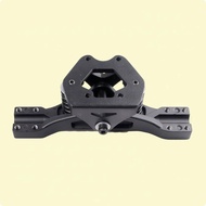 [lzdjlmy1zs] Electric Wheel Bracket Structured Mounting Assembly Black Metal Damping Adapter for Ele